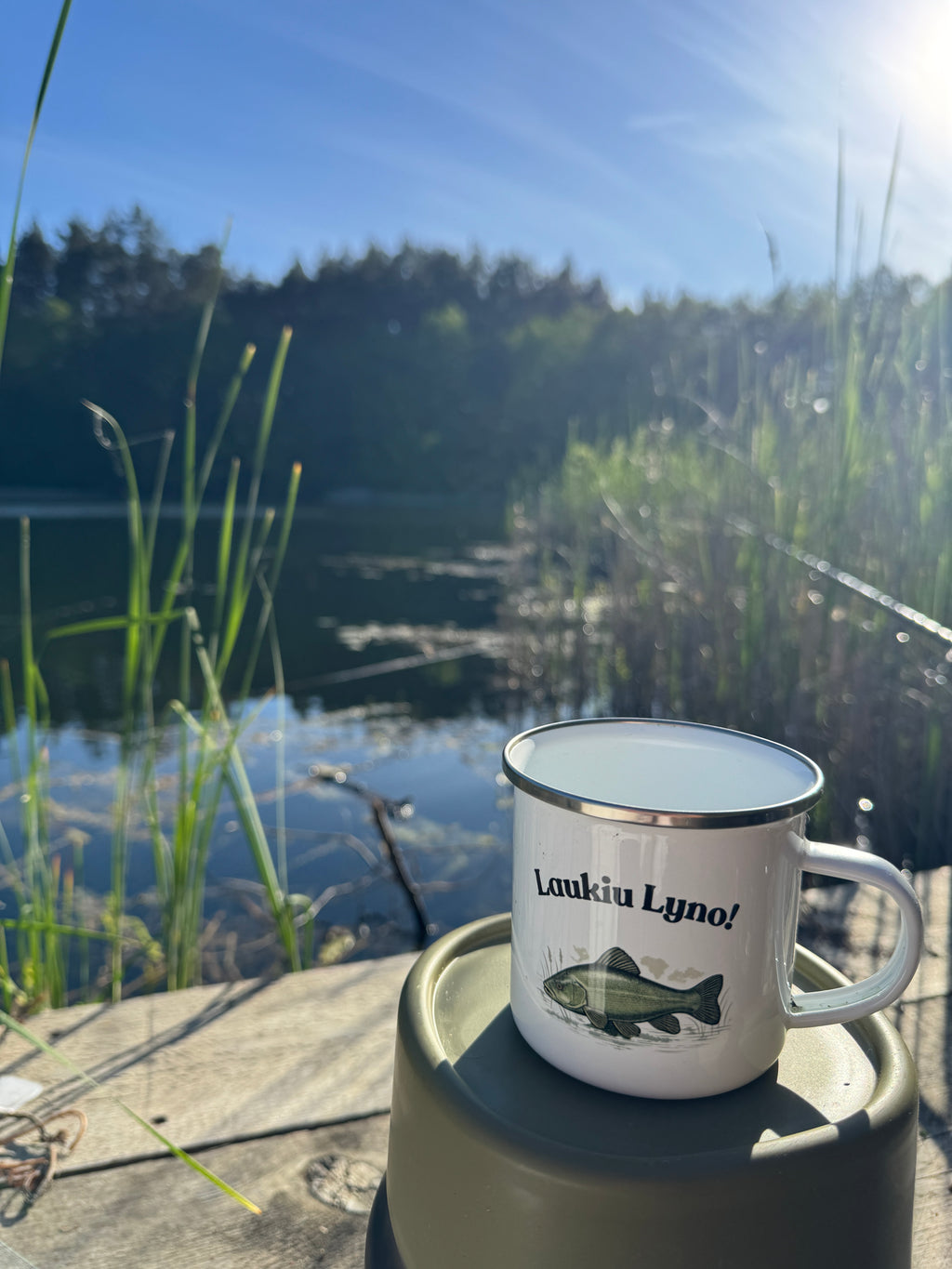 Puodelis "Laukiu Lyno"